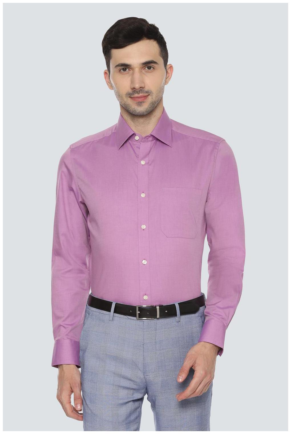 

Louis Philippe Men Regular fit Formal Shirt - Pink