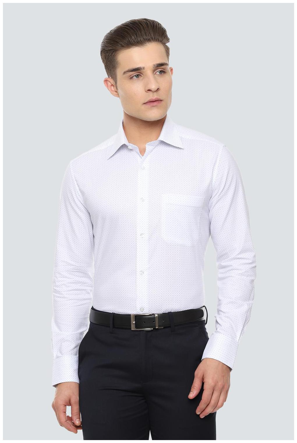 

Louis Philippe Men Regular fit Formal Shirt - White