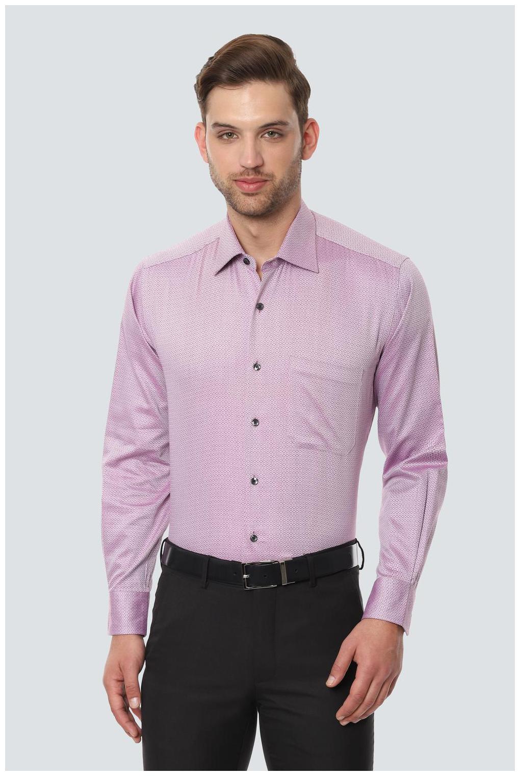 

Louis Philippe Men Regular fit Formal Shirt - Pink