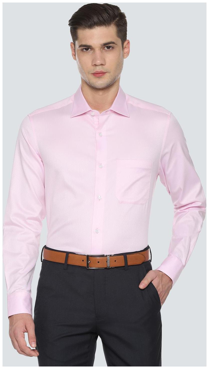 

Louis Philippe Men Regular fit Formal Shirt - Pink