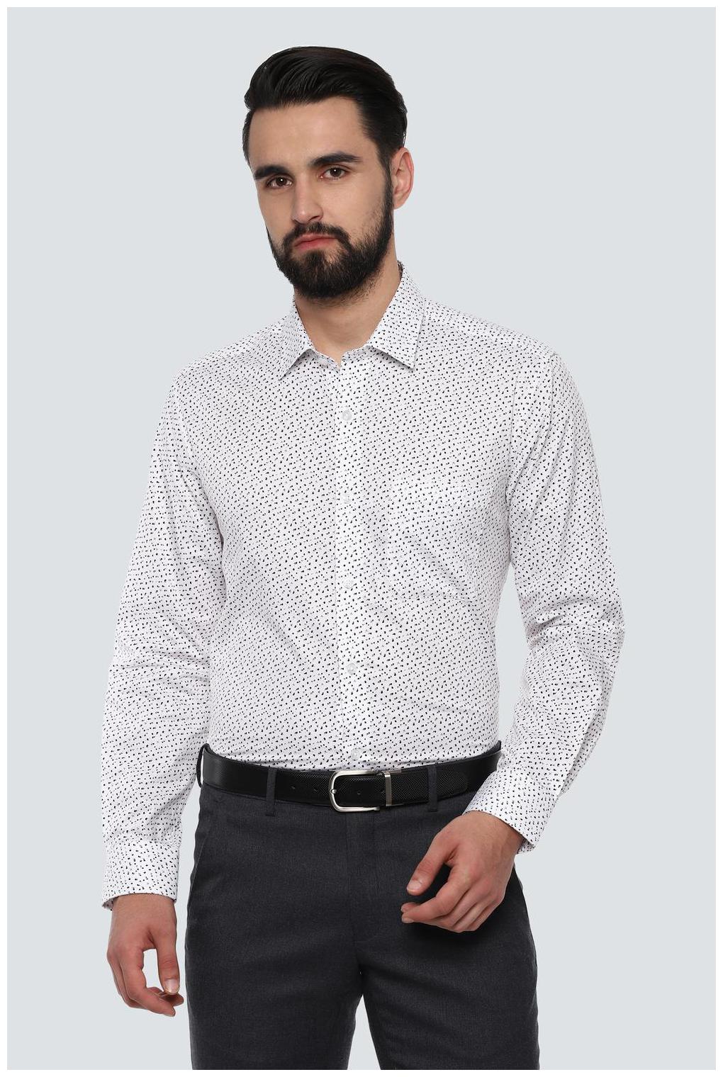 

Louis Philippe Men Slim fit Formal Shirt - White