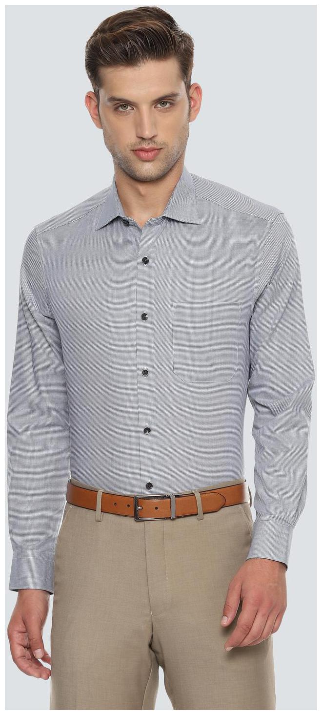 

Louis Philippe Men Regular fit Formal Shirt - Grey
