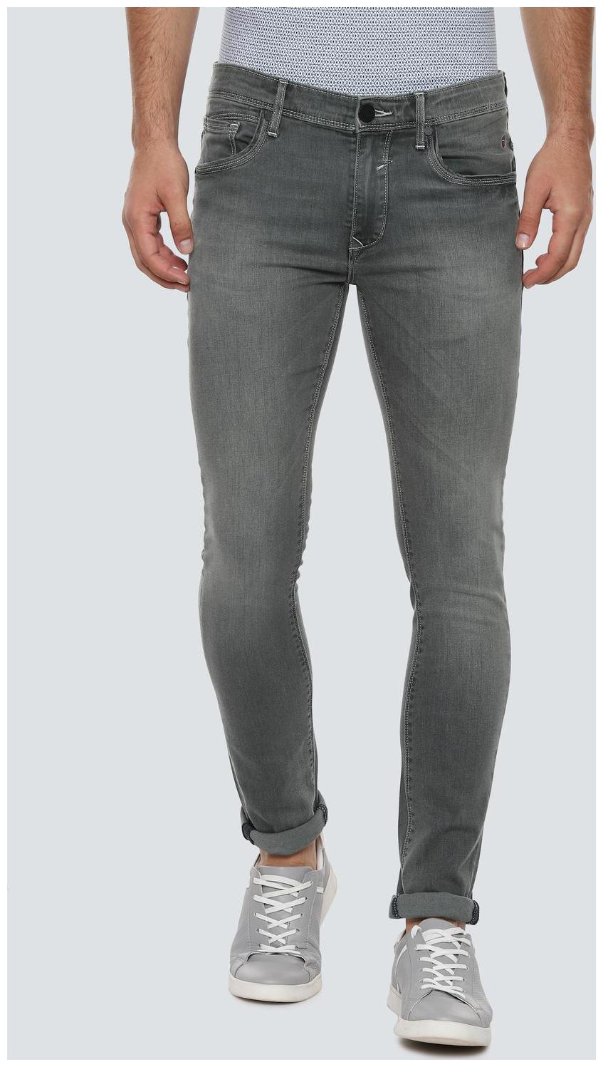 

Louis Philippe Men Grey Slim Fit Jeans