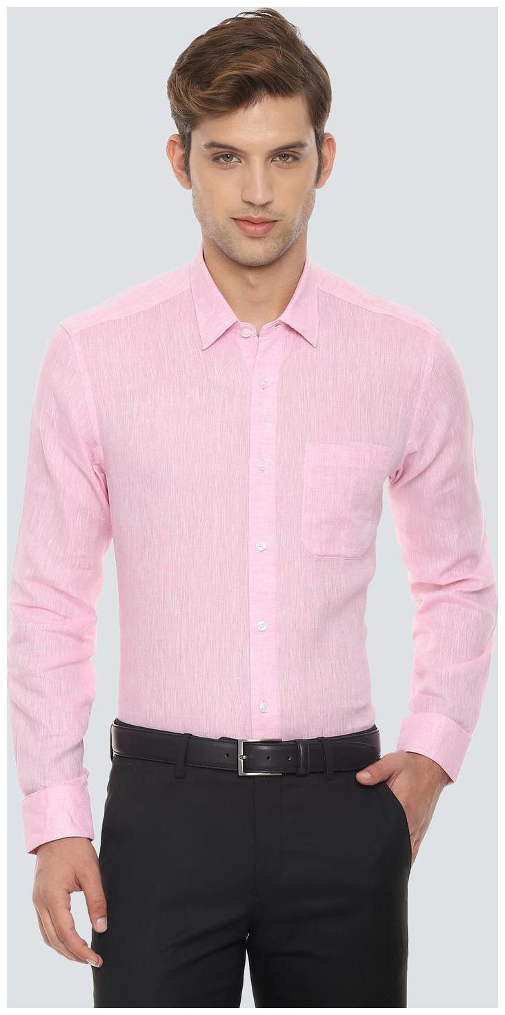 

Louis Philippe Men Slim fit Formal Shirt - Pink