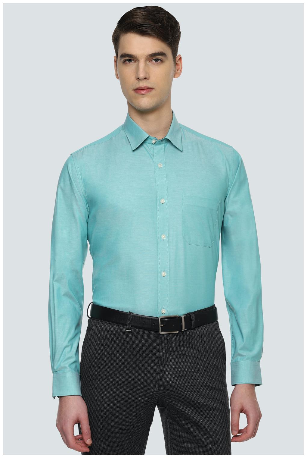 

Louis Philippe Men Slim fit Formal Shirt - Green