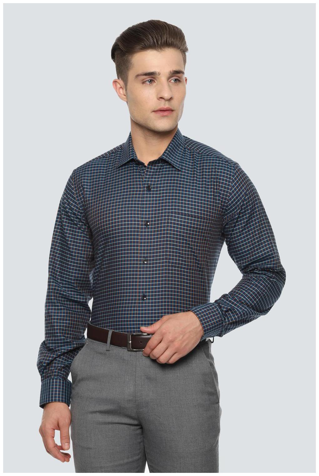 

Louis Philippe Men Slim fit Formal Shirt - Blue