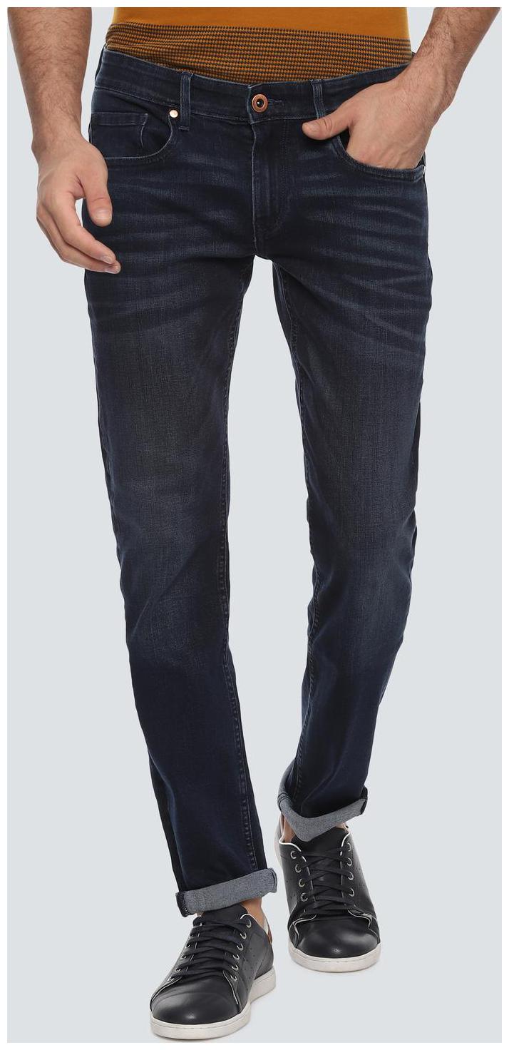 

Louis Philippe Men Navy Blue Slim Fit Jeans