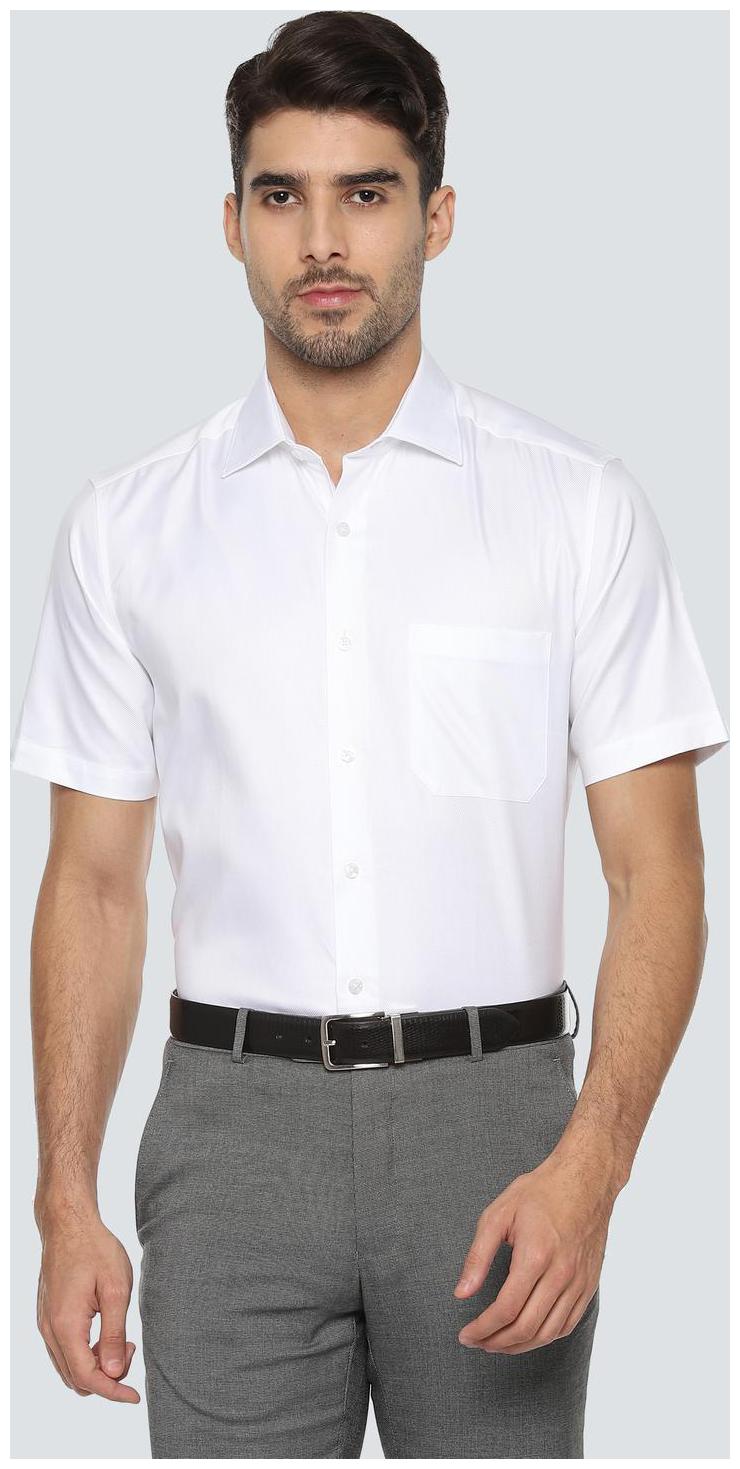 

Louis Philippe Men Regular fit Formal Shirt - White