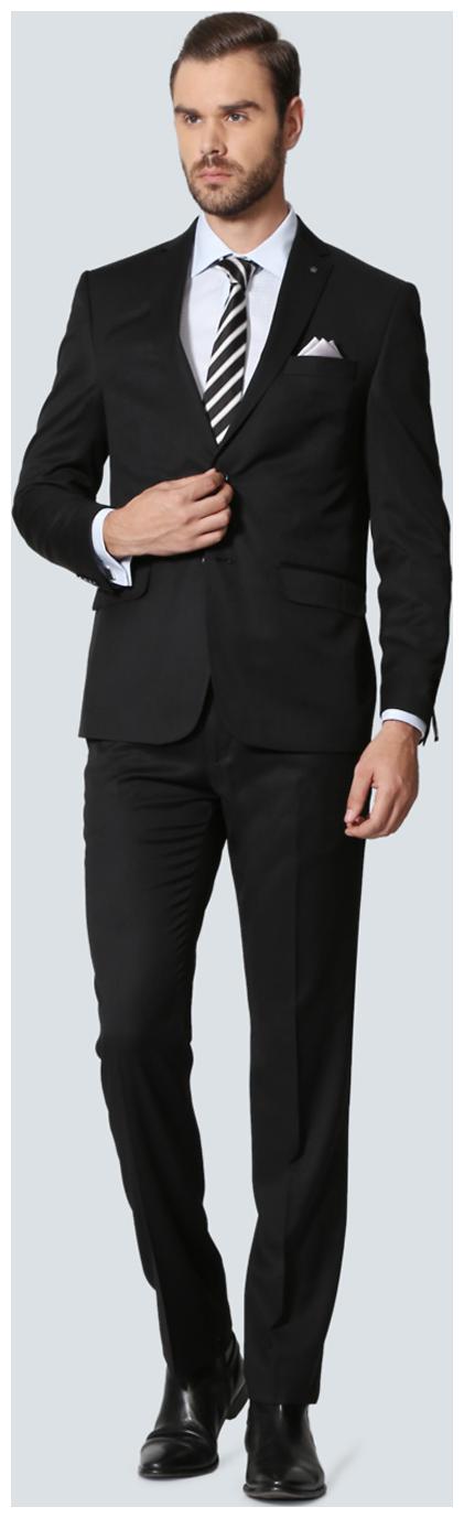 

Louis Philippe Black Two Piece Suit