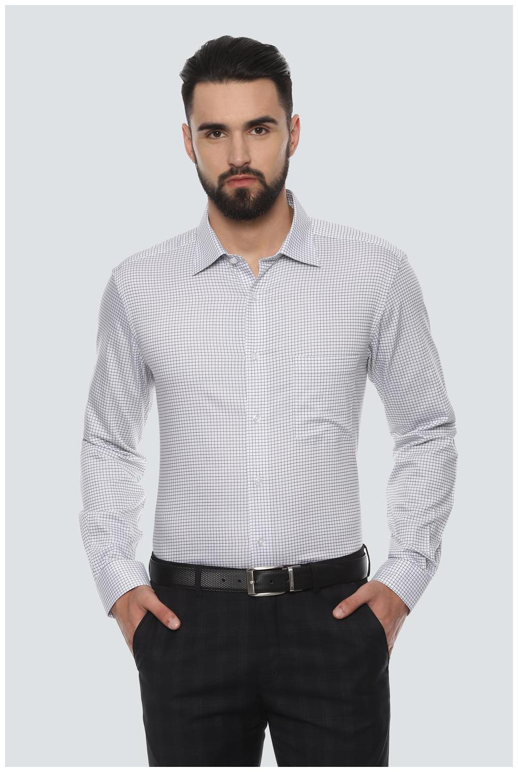 

Louis Philippe Men Regular fit Formal Shirt - White