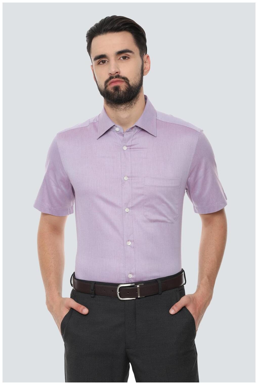 

Louis Philippe Men Regular fit Formal Shirt - Purple