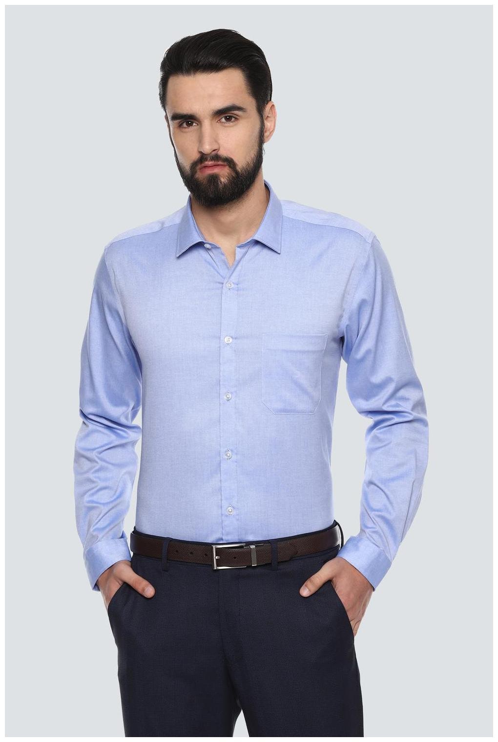 

Louis Philippe Men Slim fit Formal Shirt - Blue
