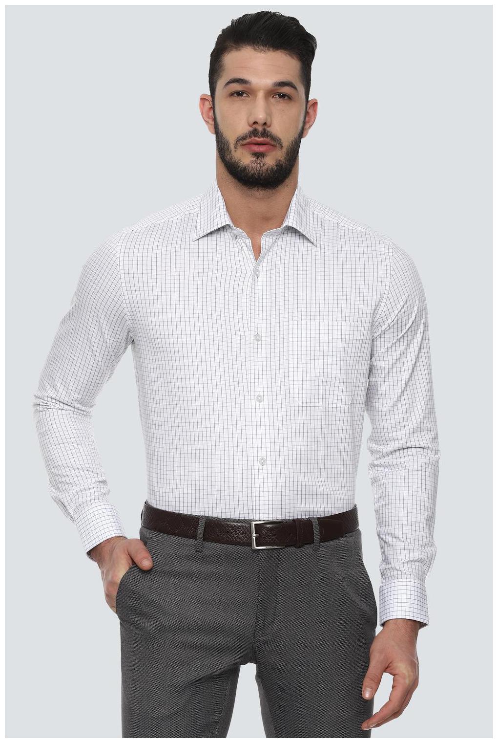 

Louis Philippe Men Regular fit Formal Shirt - White