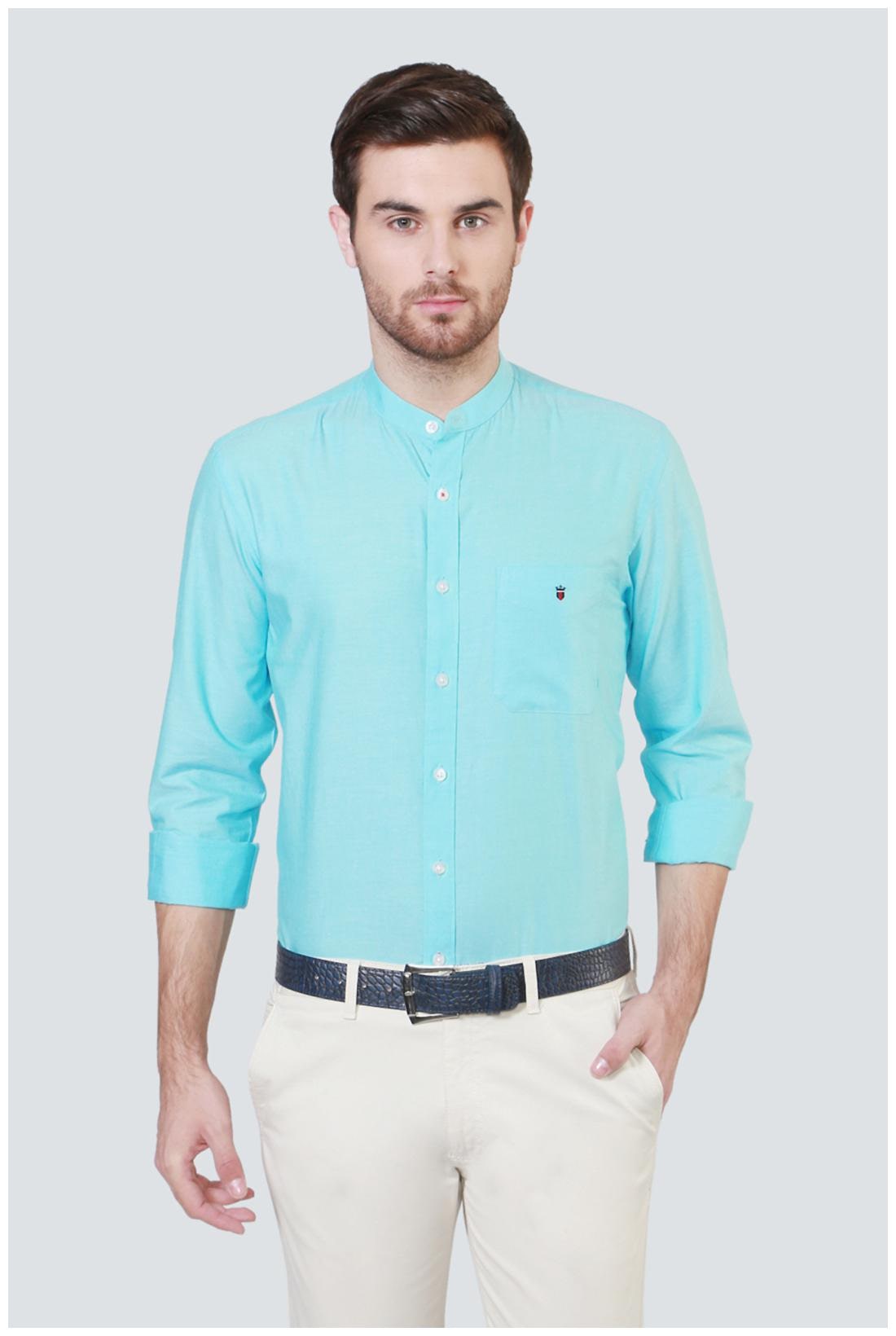 

Louis Philippe Men Slim fit Formal Shirt - Blue