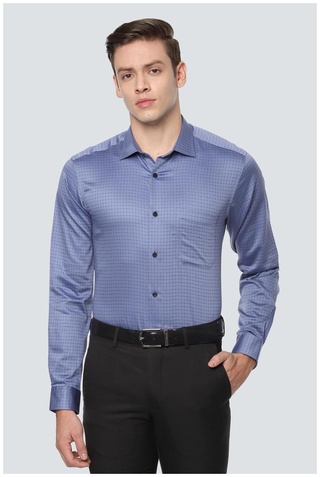 

Louis Philippe Men Slim fit Formal Shirt - Blue