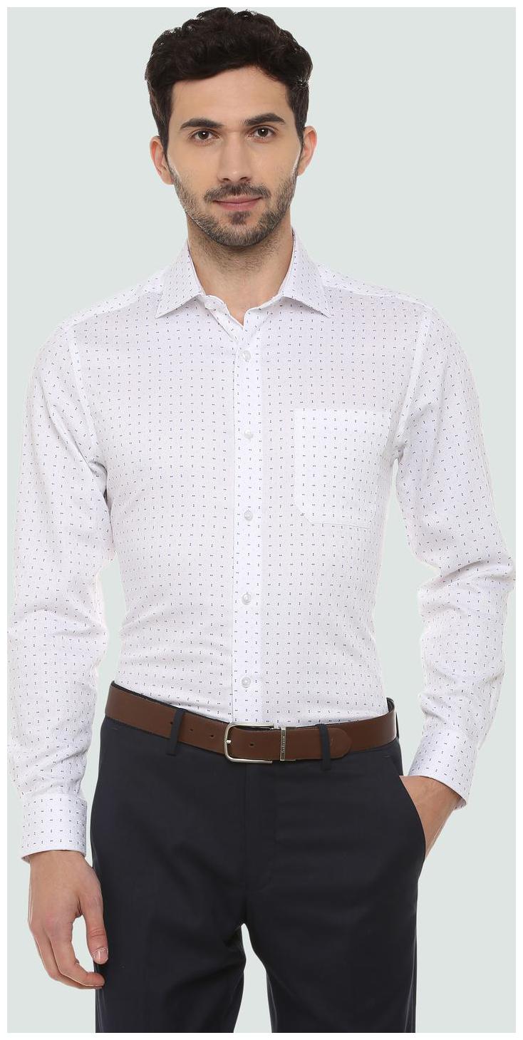 

Louis Philippe Men Regular fit Formal Shirt - White
