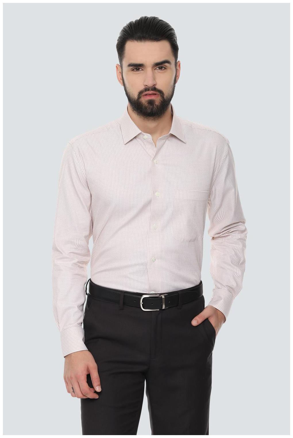 

Louis Philippe Men Regular fit Formal Shirt - Beige