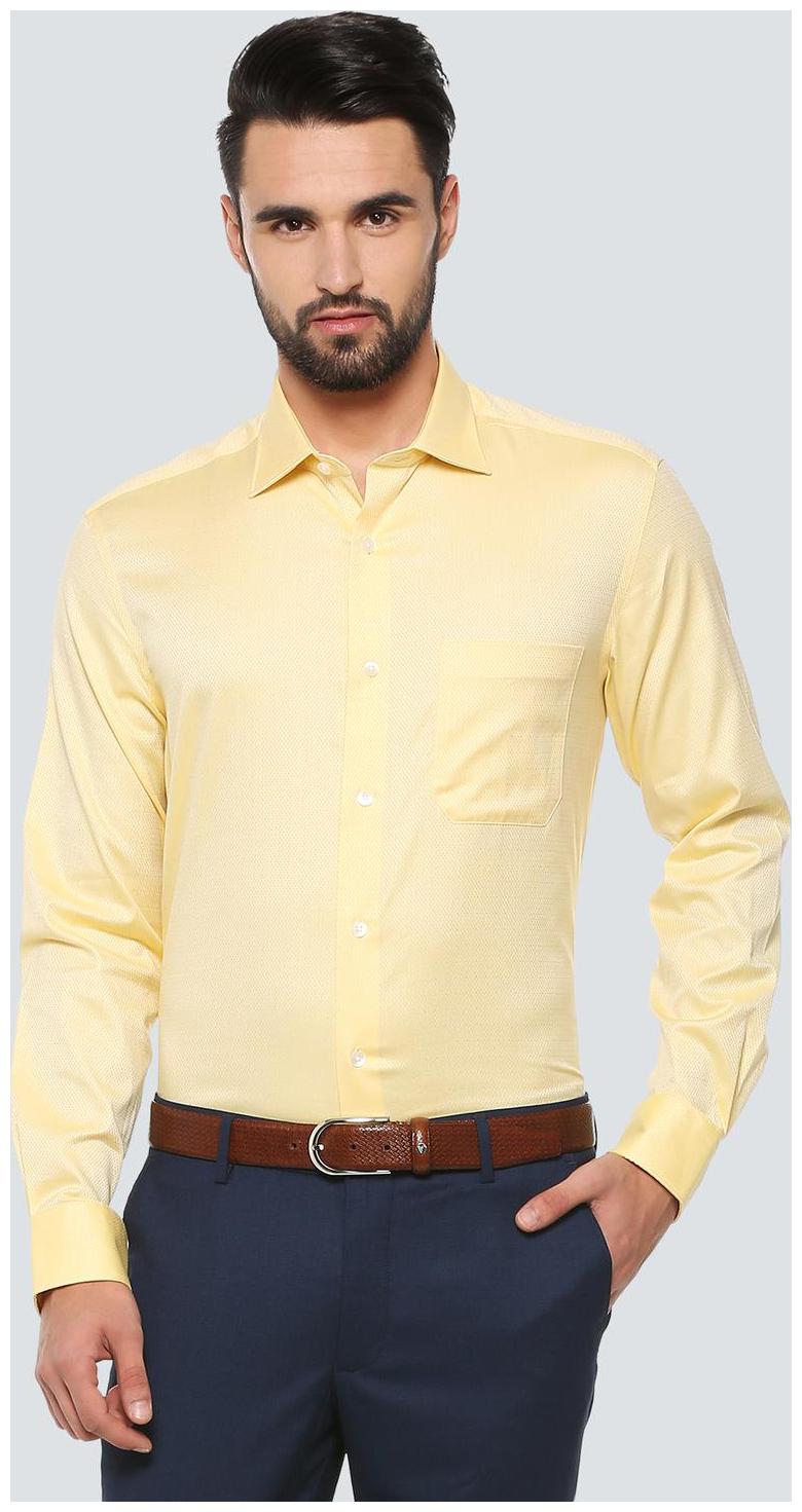 

Louis Philippe Men Regular fit Formal Shirt - Yellow