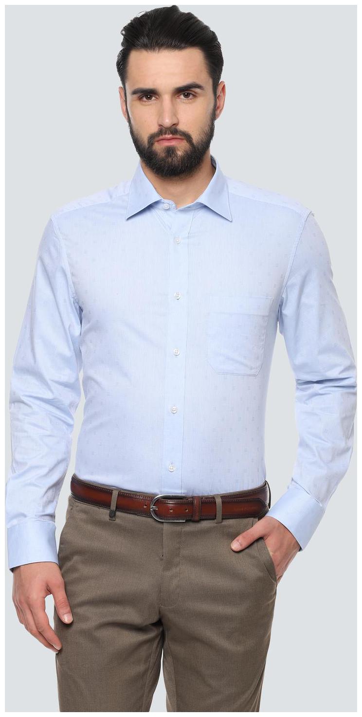 

Louis Philippe Men Regular fit Formal Shirt - Blue