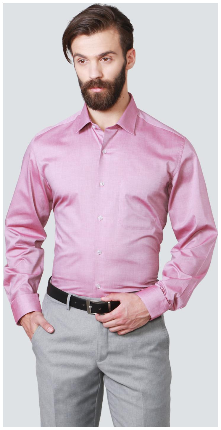 

Louis Philippe Men Slim fit Formal Shirt - Pink