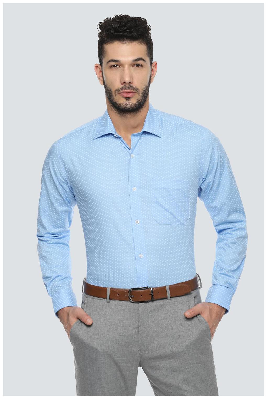 

Louis Philippe Men Slim fit Formal Shirt - Blue