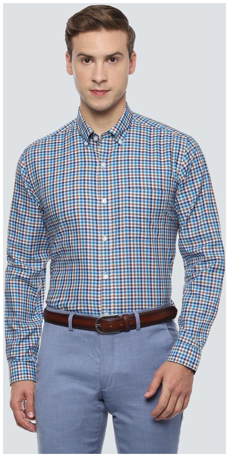 

Louis Philippe Men Slim fit Formal Shirt - Blue