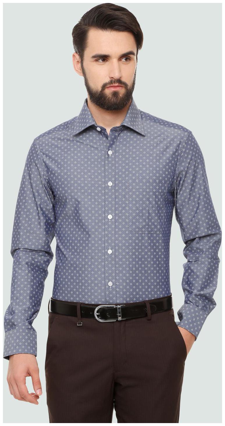 

Louis Philippe Men Regular fit Formal Shirt - Grey