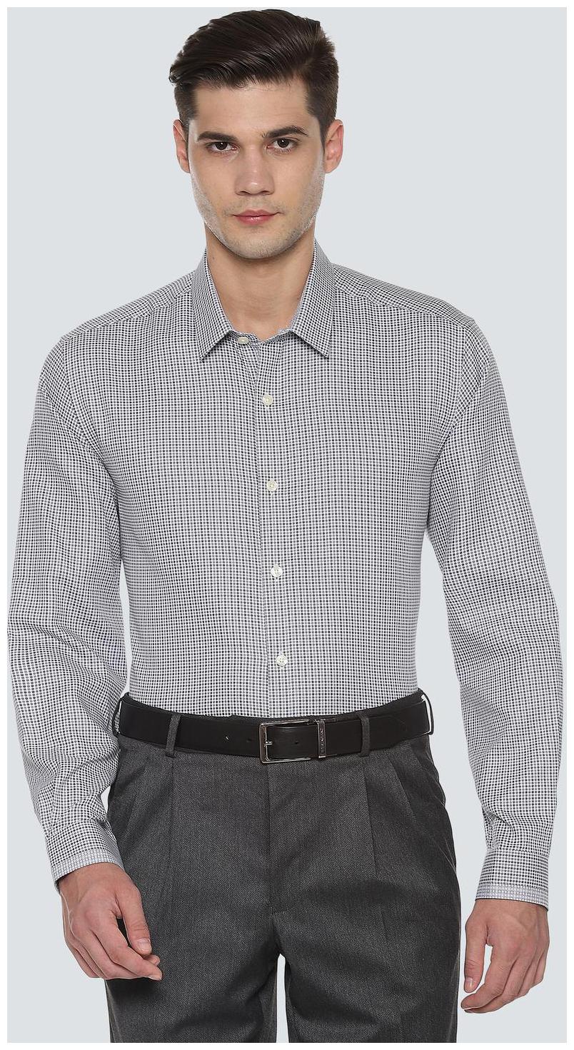 

Louis Philippe Men Slim fit Formal Shirt - Grey