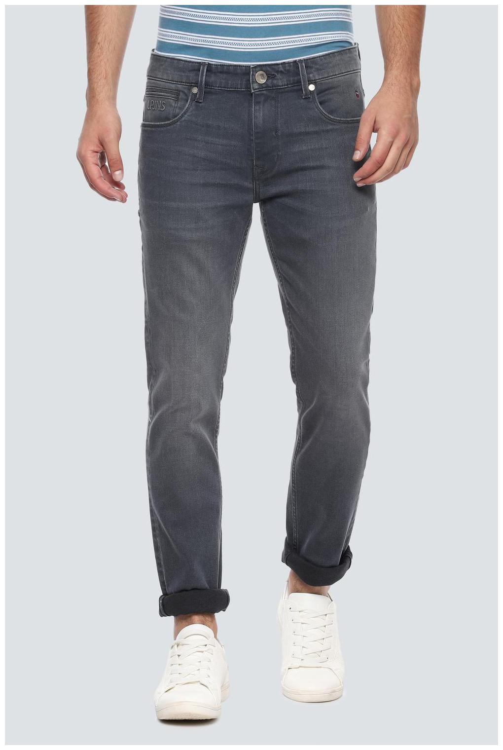 

Louis Philippe Men Grey Slim Fit Jeans