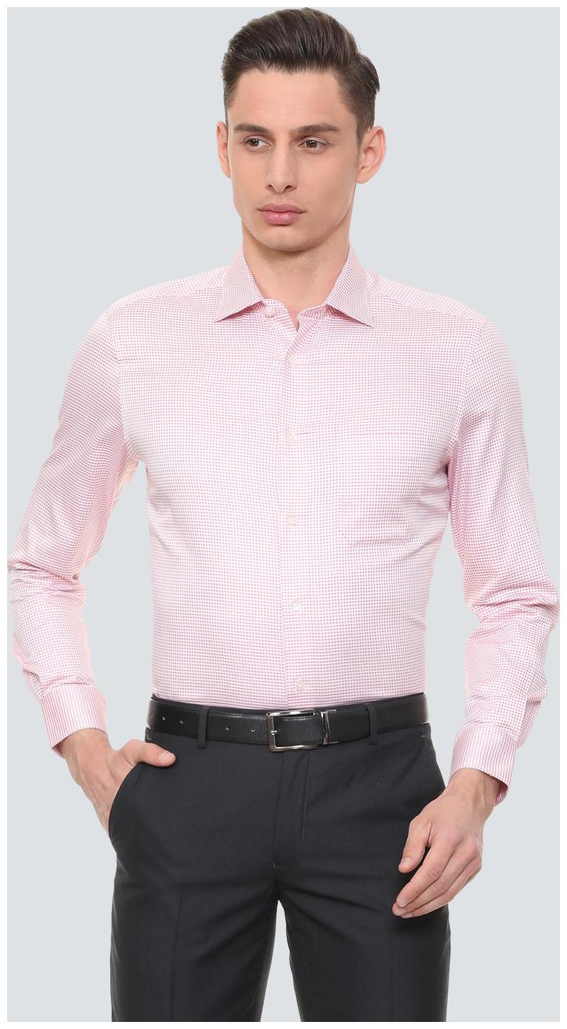 

Louis Philippe Men Regular fit Formal Shirt - Pink