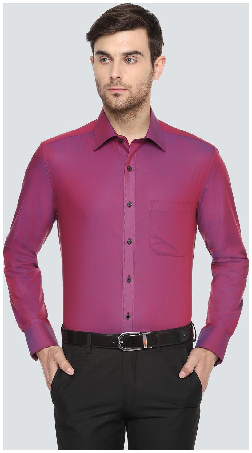 

Louis Philippe Men Regular fit Formal Shirt - Purple