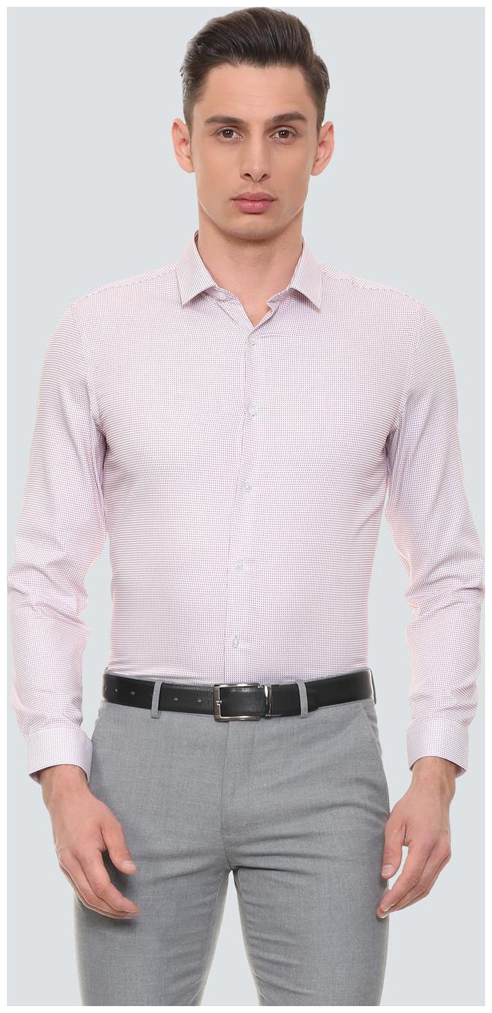 

Louis Philippe Men Super slim fit Formal Shirt - Maroon