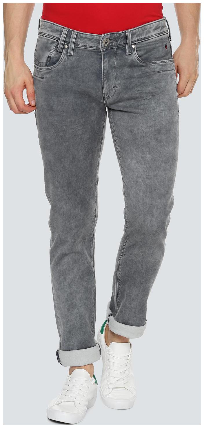 

Louis Philippe Men Grey Slim Fit Jeans