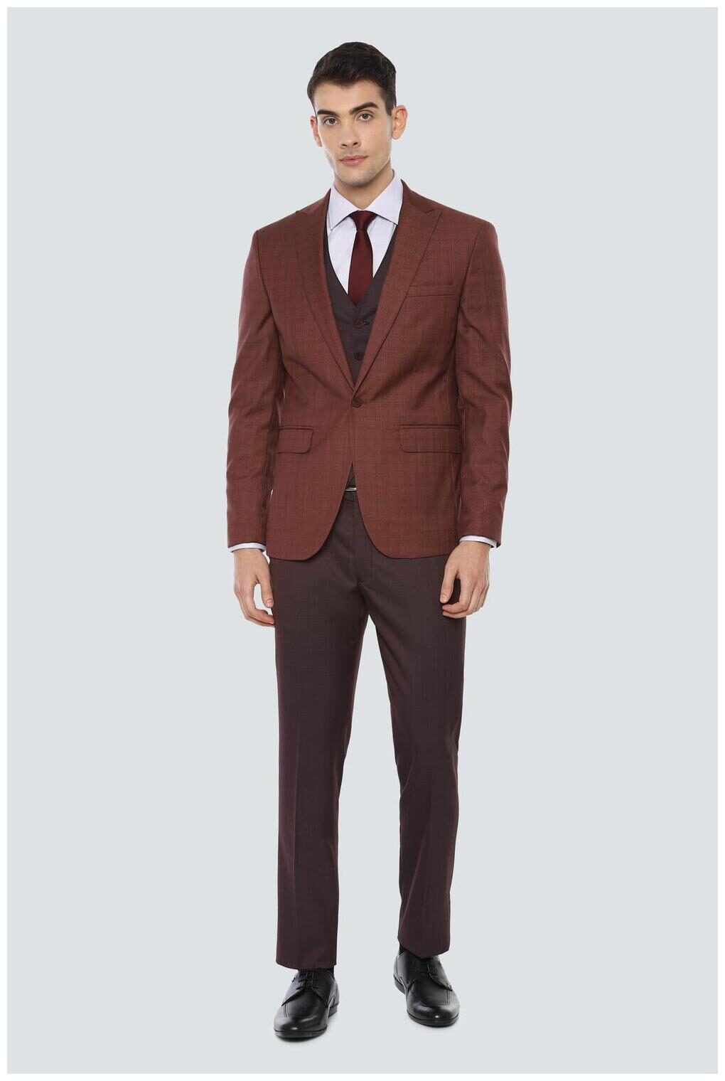 

Louis Philippe Brown Three Piece Suit