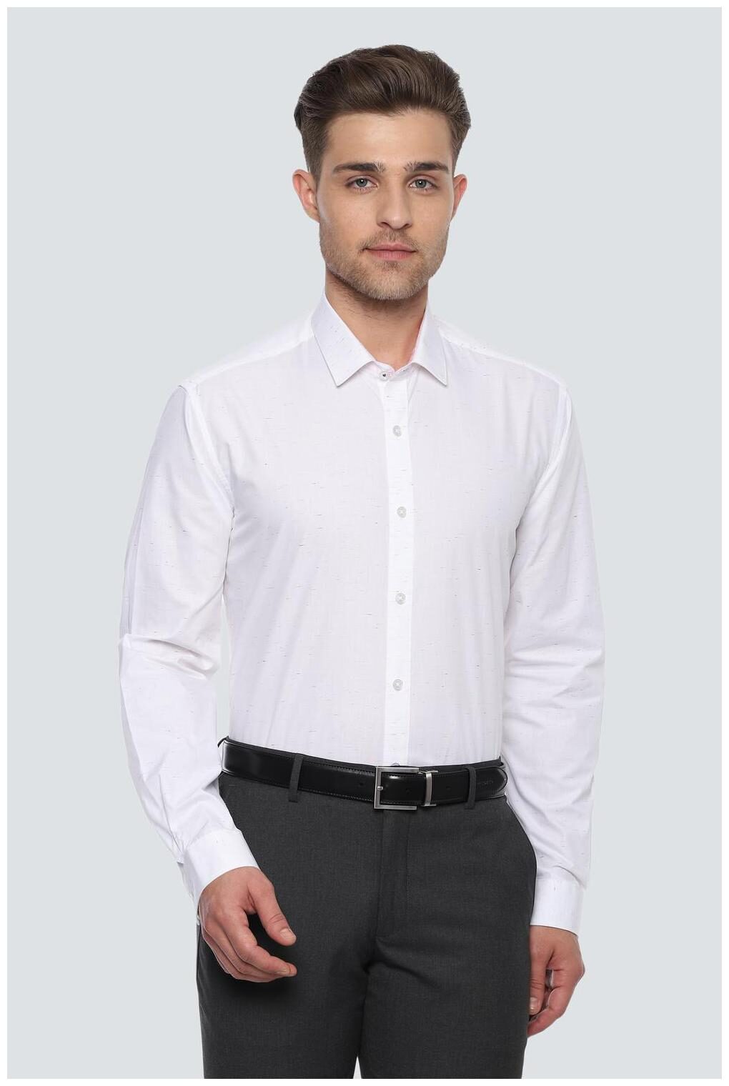 

Louis Philippe Men Slim fit Formal Shirt - White