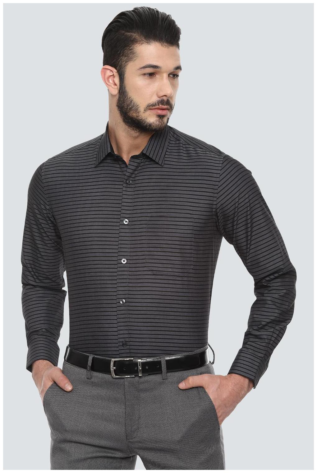 

Louis Philippe Men Slim fit Formal Shirt - Grey