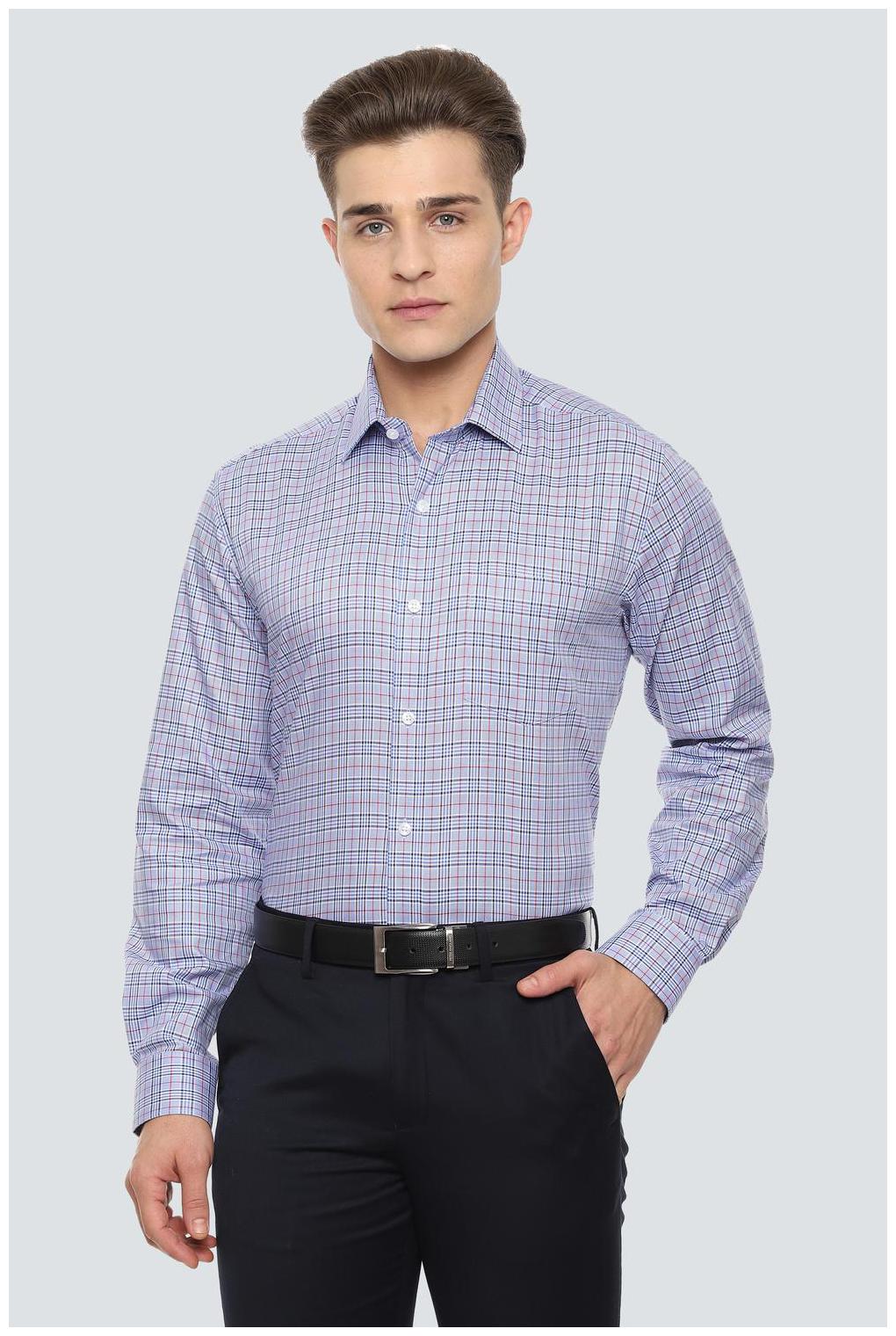 

Louis Philippe Men Slim fit Formal Shirt - Blue