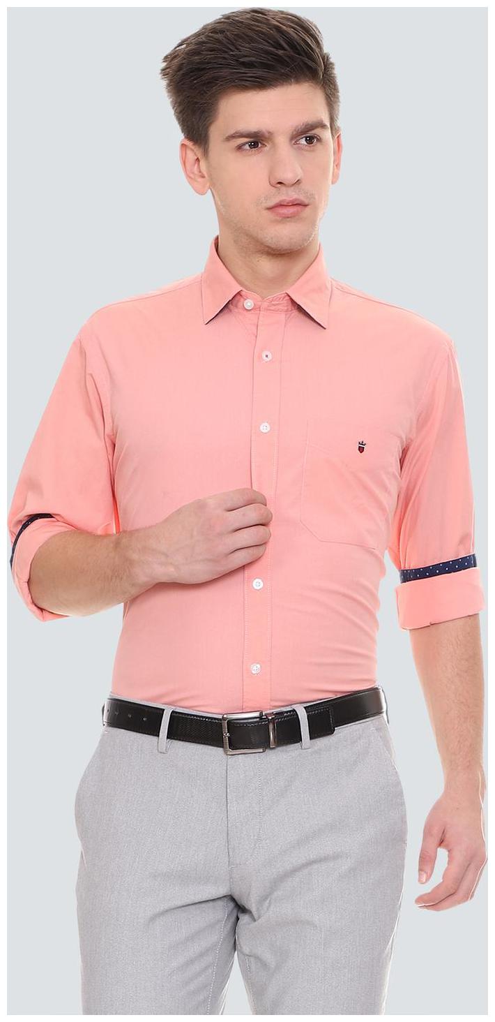 

Louis Philippe Men Slim fit Formal Shirt - Pink