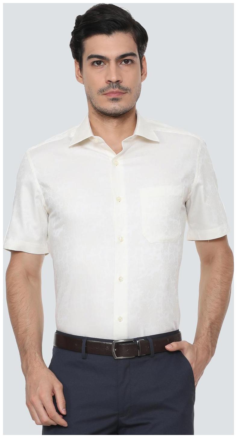 

Louis Philippe Men Regular fit Formal Shirt - Beige