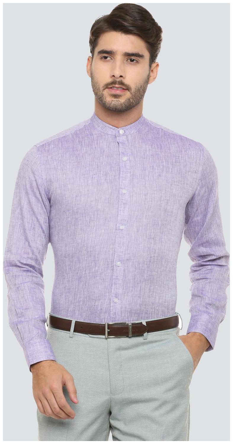

Louis Philippe Men Slim fit Formal Shirt - Purple