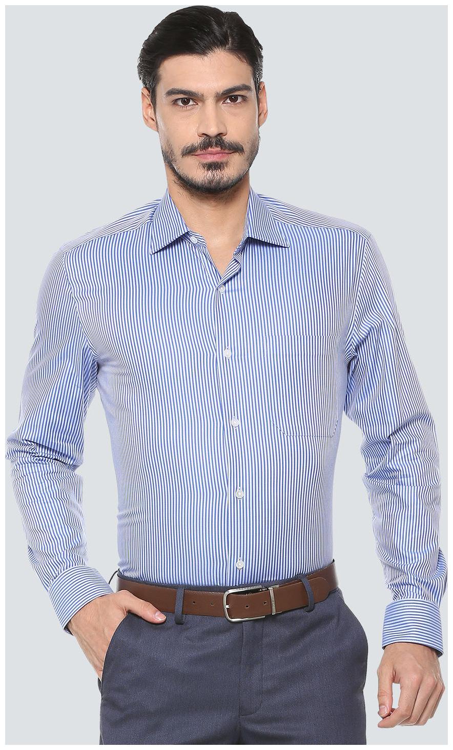 

Louis Philippe Men Slim fit Formal Shirt - Blue