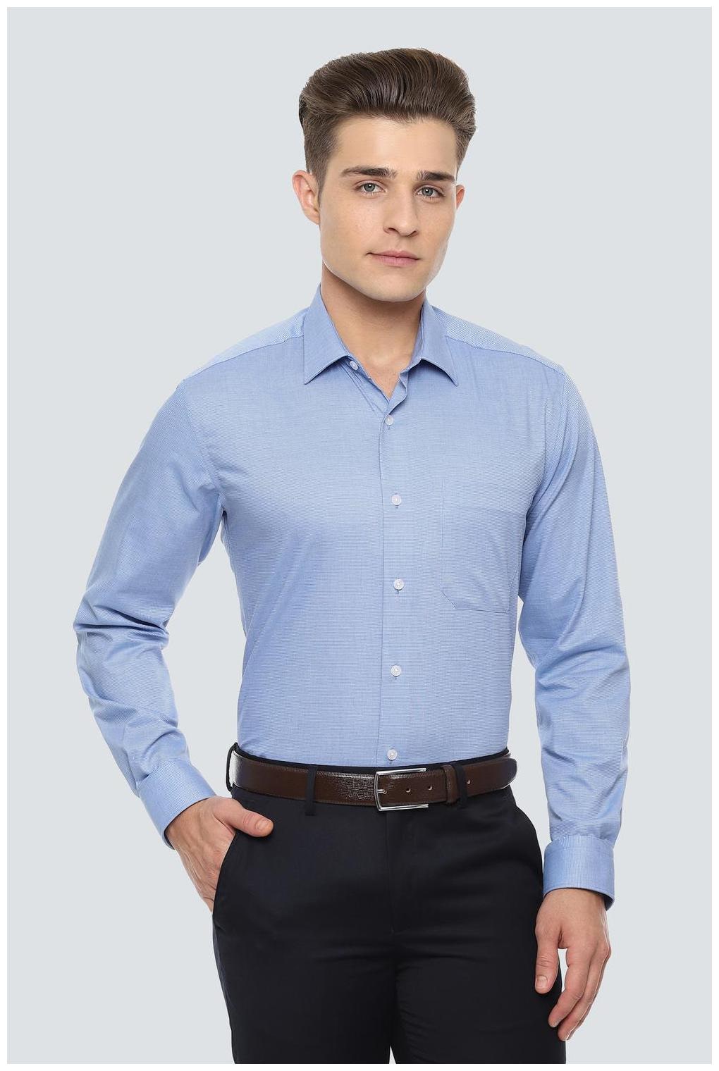 

Louis Philippe Men Slim fit Formal Shirt - Blue