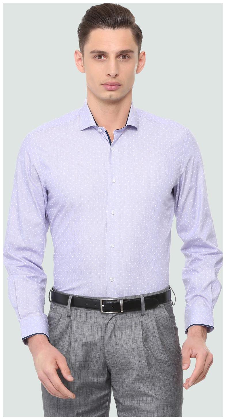

Louis Philippe Men Slim fit Formal Shirt - Purple