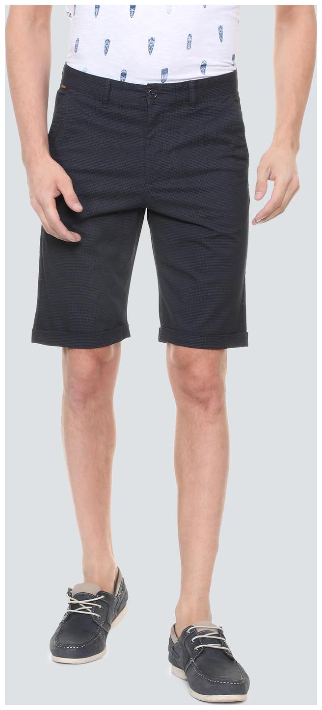 

Louis Philippe Men Blue Regular Fit Regular Shorts