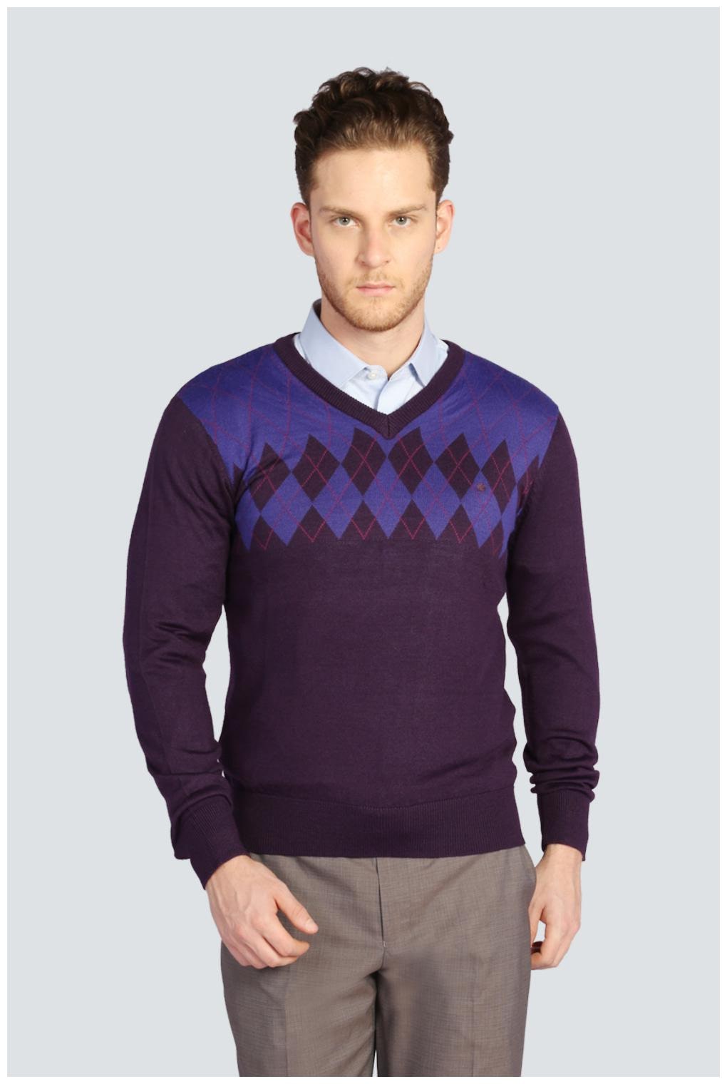 

Louis Philippe Purple Sweater