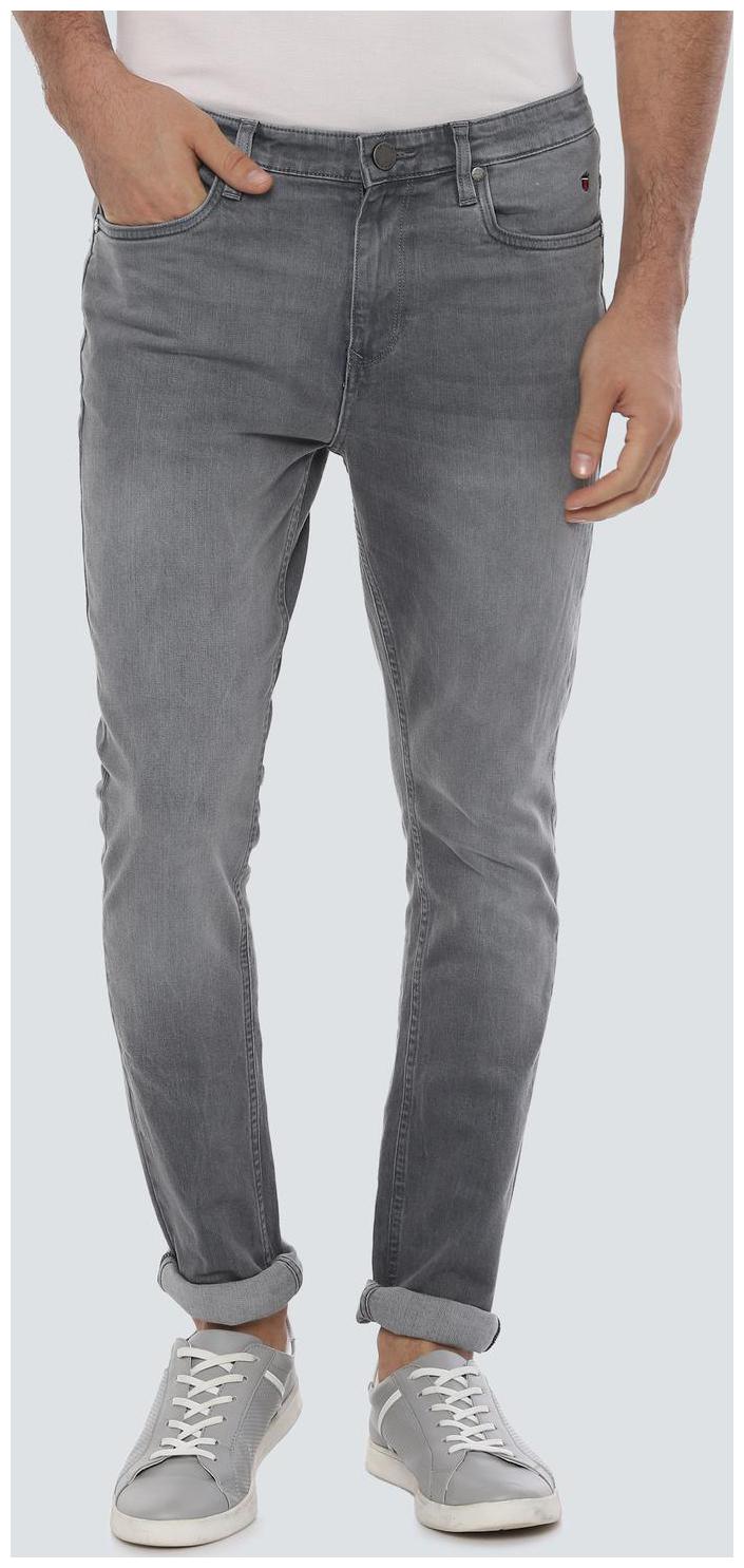 

Louis Philippe Men Grey Skinny Fit Jeans