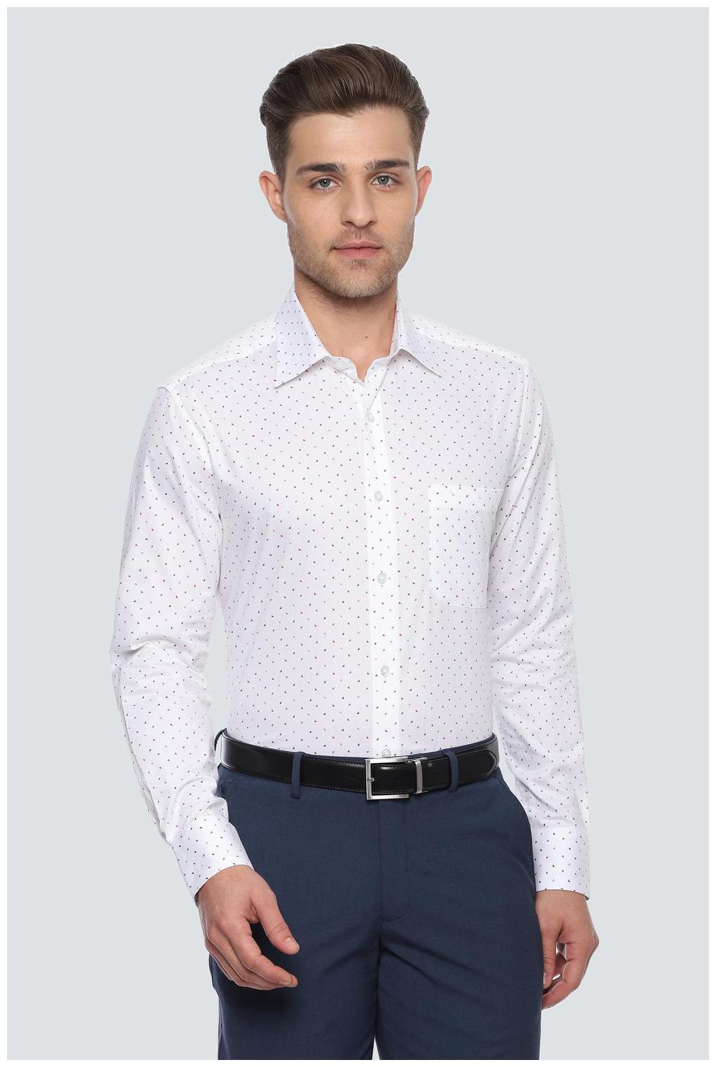 

Louis Philippe Men Regular fit Formal Shirt - White