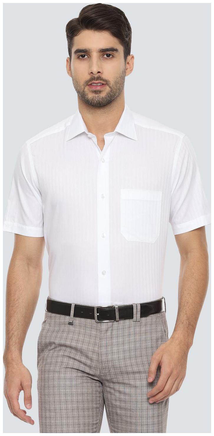 

Louis Philippe Men Regular fit Formal Shirt - White