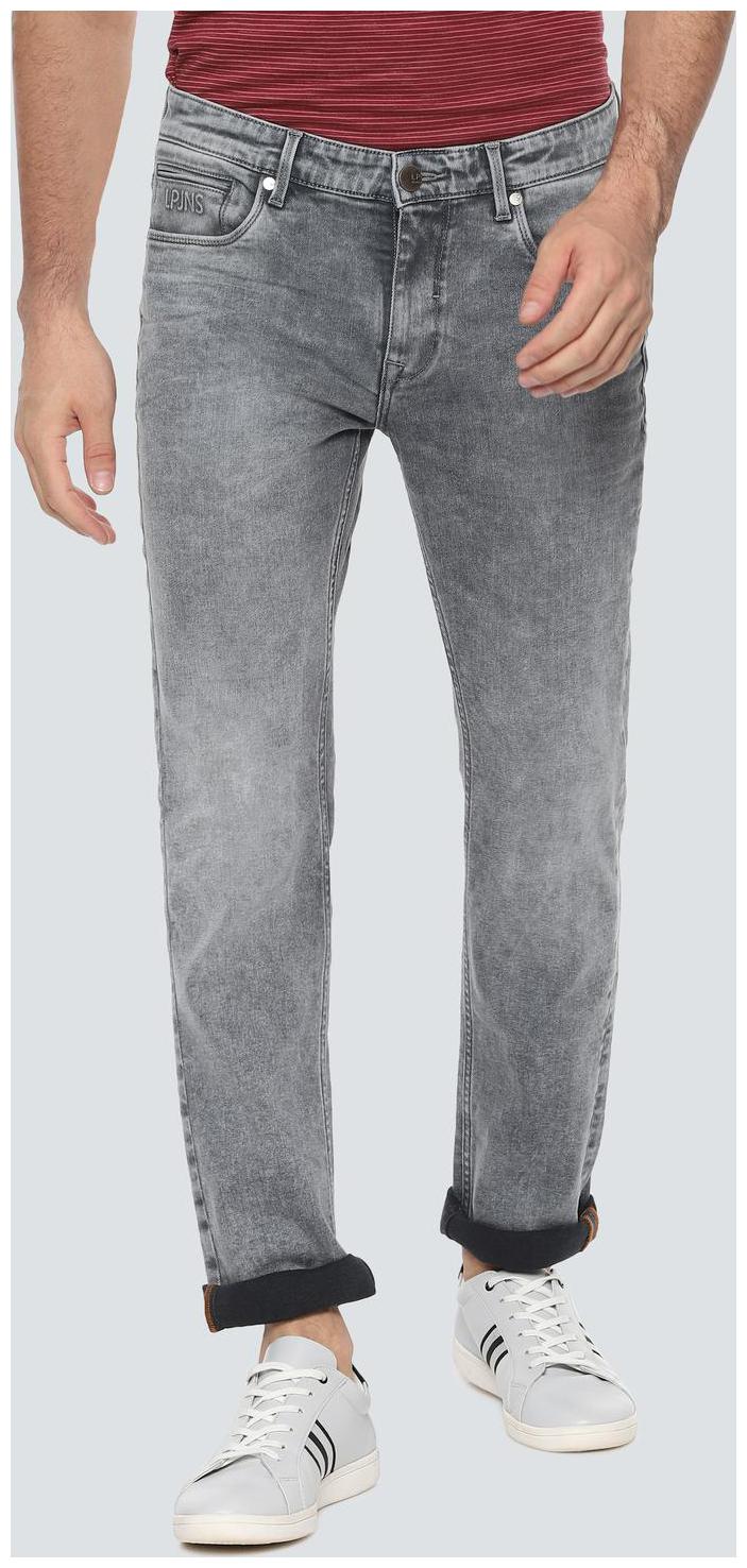 

Louis Philippe Men Grey Slim Fit Jeans
