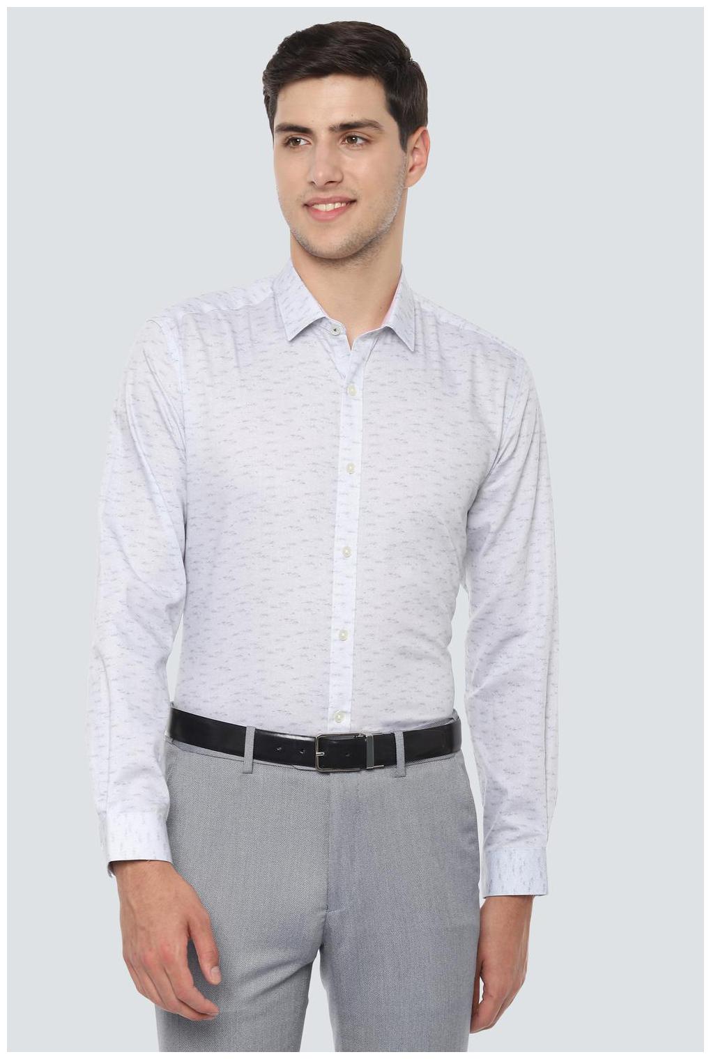 

Louis Philippe Men Slim fit Formal Shirt - Grey